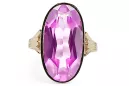Amethyst 14K Yellow gold Ring Vintage vrc113y
